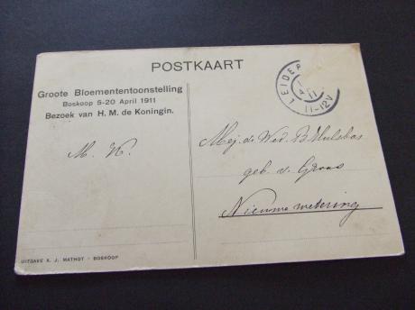 Boskoop Bloemententoonstelling Bezoek H.M. De koningin 1911 (2)